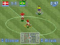 une photo d'Ã©cran de International Superstar Soccer sur Nintendo Super Nes